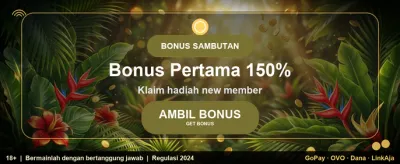 Bonus Selamat Datang Baru banner